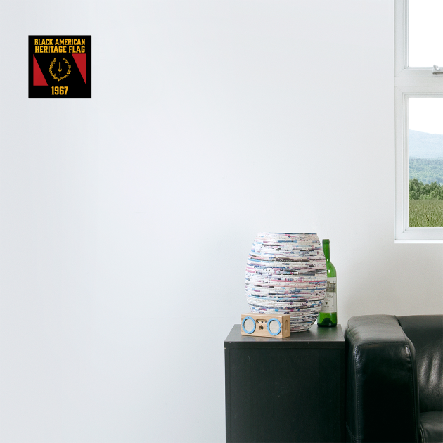 Black American Heritage Flag 1967 by UrbanLifeApparel